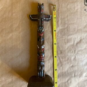 Mini Totem Pole Native Indigenous Canada Boma